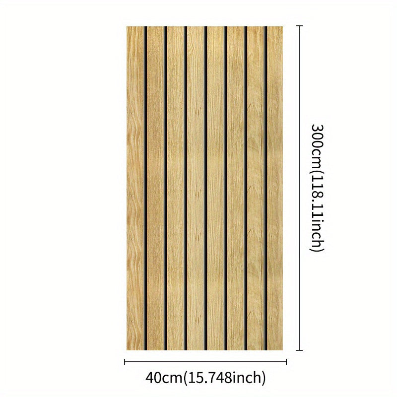 Acoustic wooden panel (300 cm × 40 cm)