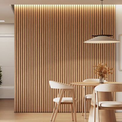 Acoustic wooden panel (300 cm × 40 cm)