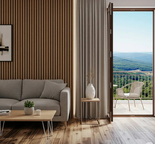 Acoustic wooden panel (300 cm × 40 cm)