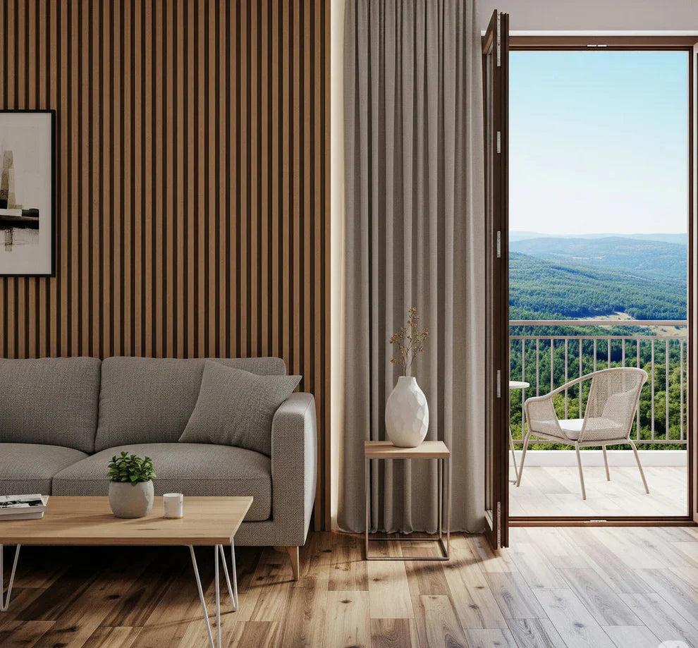 Acoustic wooden panel (300 cm × 40 cm)