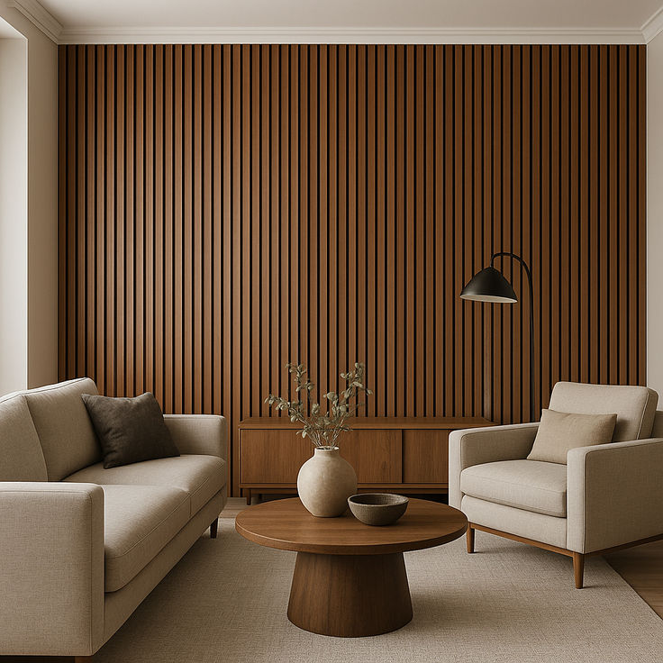 Acoustic wooden panel (300 cm × 40 cm)